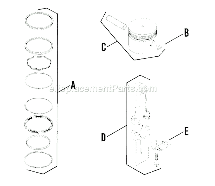 Page S Diagram and Parts List for K91-31976  Kohler Engine