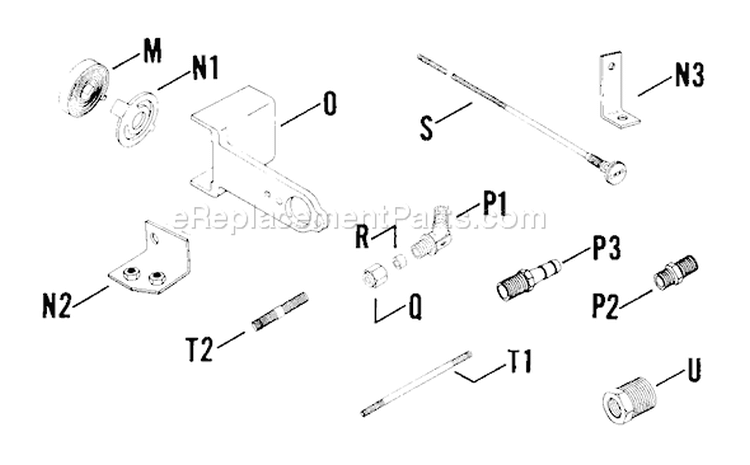 Page E Diagram and Parts List for K91-31292  Kohler Engine
