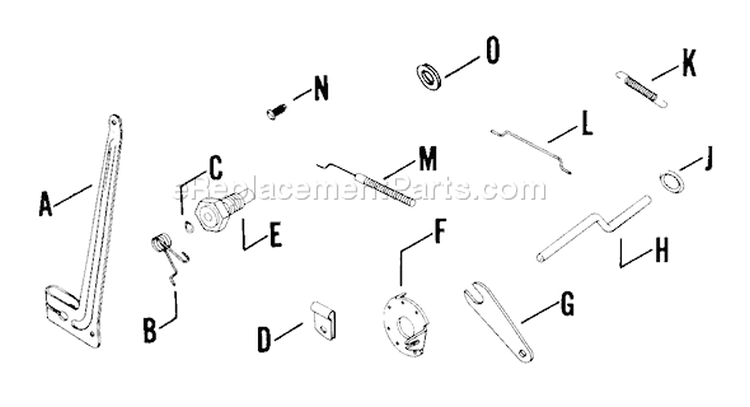Page R Diagram and Parts List for K91-27199  Kohler Engine