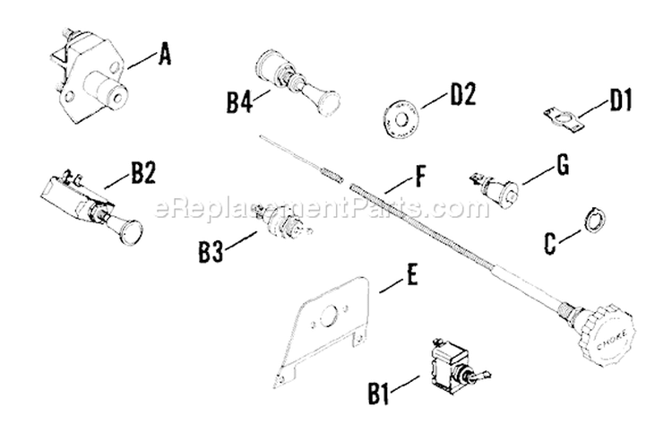 Page T Diagram and Parts List for K91-27199  Kohler Engine