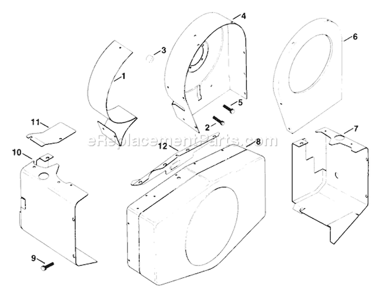Page B Diagram and Parts List for KT17-24112  Kohler Engine