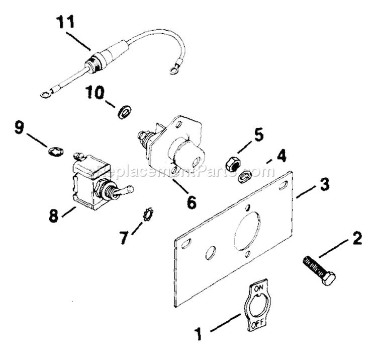 Page P Diagram and Parts List for KT17-24225  Kohler Engine