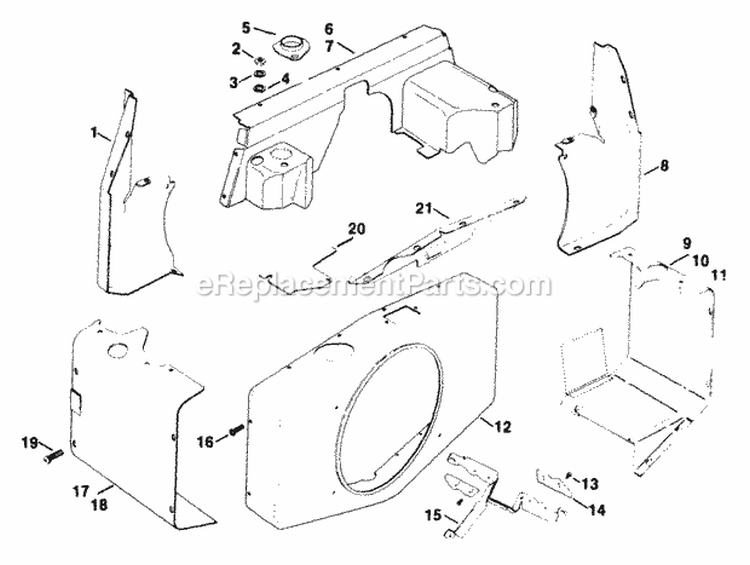Page B Diagram and Parts List for KT17-24323  Kohler Engine
