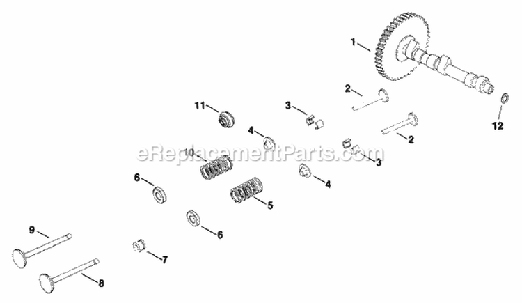 Page D Diagram and Parts List for KT17-24323  Kohler Engine