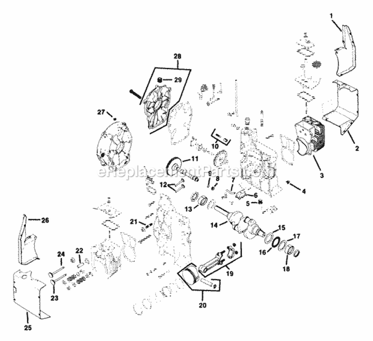 Page A Diagram and Parts List for KT17-52-522-94  Kohler Engine