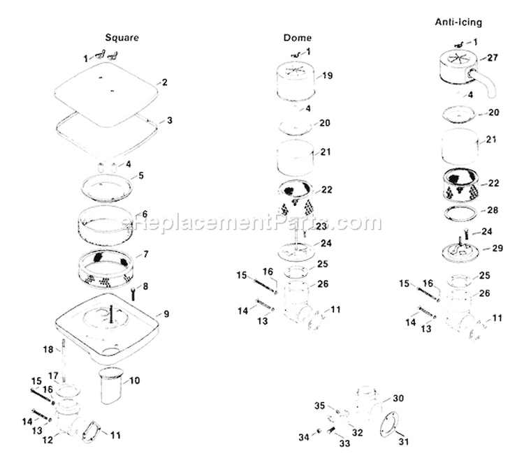 Page A Diagram and Parts List for KT17 II-24320 Kohler Engine