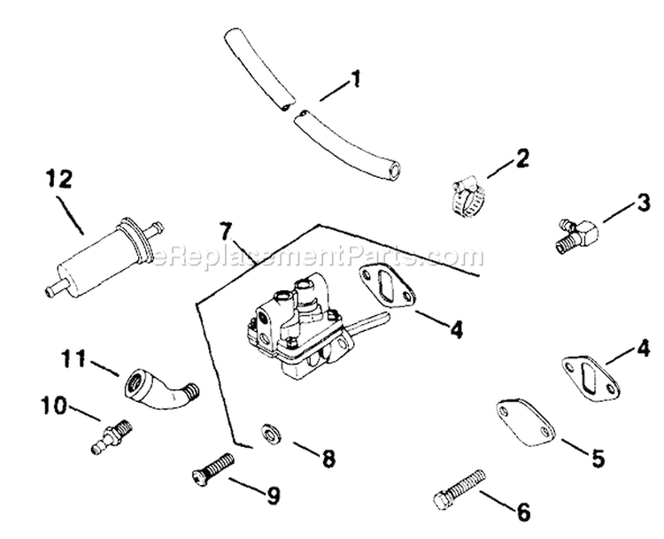 Page M Diagram and Parts List for KT17 II-24320 Kohler Engine