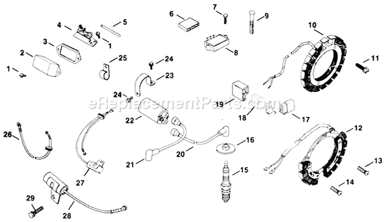 Page O Diagram and Parts List for KT17 II-24320 Kohler Engine