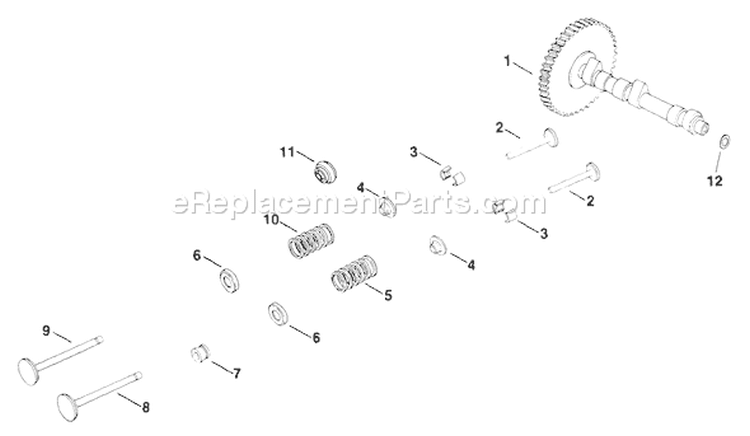 Page D Diagram and Parts List for KT17 II-24320 Kohler Engine