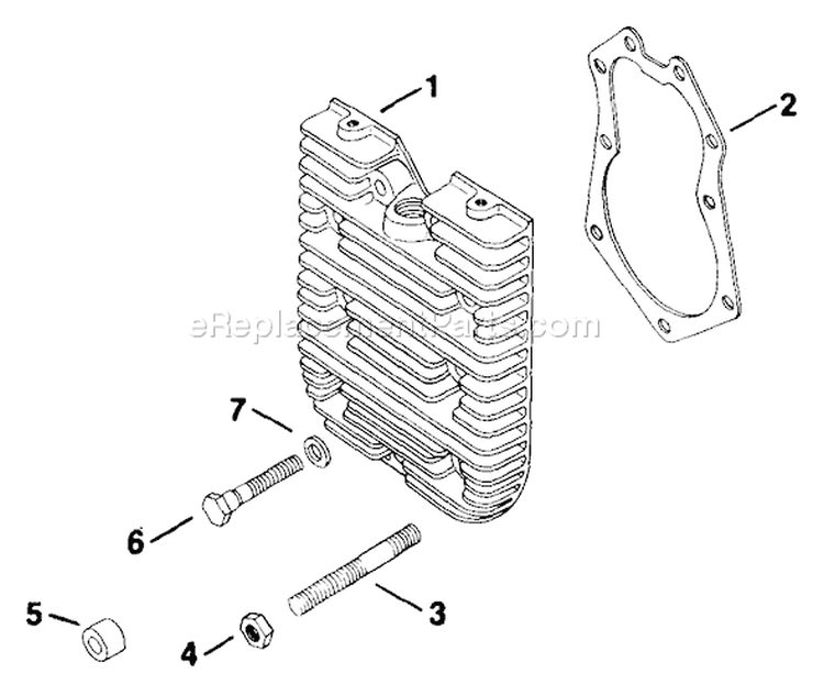 Page H Diagram and Parts List for KT17 II-24320 Kohler Engine