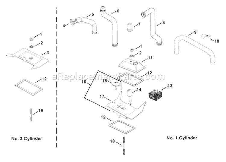 Page C Diagram and Parts List for KT17-24111  Kohler Engine