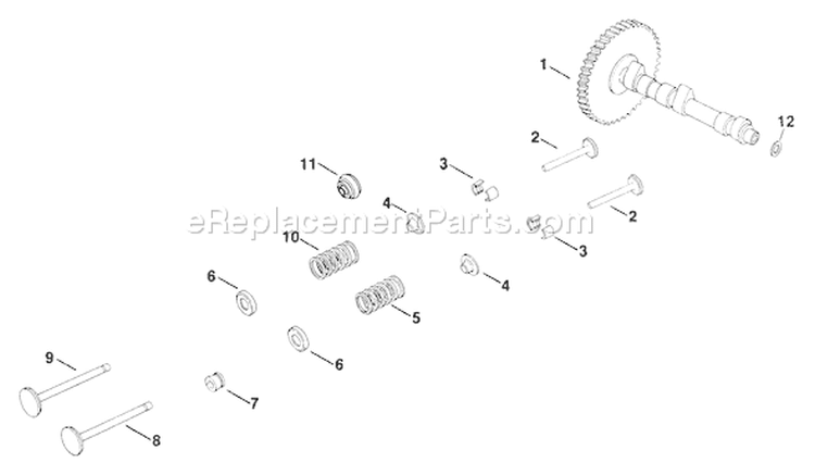 Page D Diagram and Parts List for KT17-24111  Kohler Engine