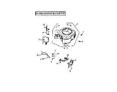 Part Location Diagram of 24-063-40-S Kohler BAFFLE, CYL BARREL - #2 SIDE