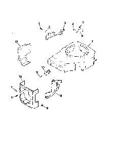 Blower housing and baffles Diagram and Parts List for CV492S-PS-27531  Kohler Engine