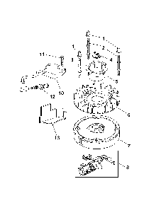 Ignition/electrical Diagram and Parts List for XT149-0311-ED  Kohler Engine