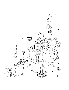 Crankcase Diagram and Parts List for XT149-3311-ED  Kohler Engine