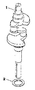 Crankshaft - group 8 Diagram and Parts List for MV20S-57514  Kohler Engine