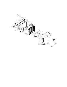 Air intake/filtration Diagram and Parts List for 752KSV5420  Kohler Engine