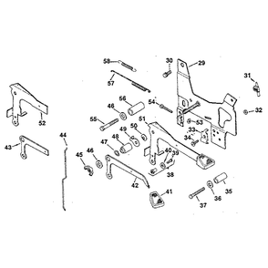 Part Location Diagram of 4109006 Toro Lever-Choke