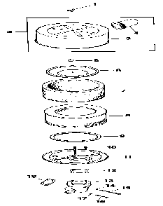 Air intake Diagram and Parts List for MV18S-58556  Kohler Engine