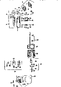 Cylinder head, valve and breather Diagram and Parts List for CV20S-65530  Kohler Engine