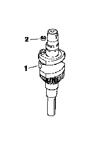 Crankshaft Diagram and Parts List for CV15S-41565  Kohler Engine