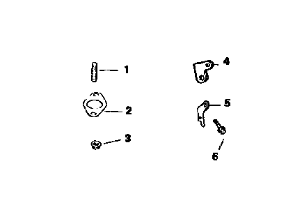 Exhaust Diagram and Parts List for CV15S-41566  Kohler Engine