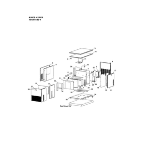 Housing And Mounting 1 Diagram and Parts List for 85-12RES  Kohler Generator