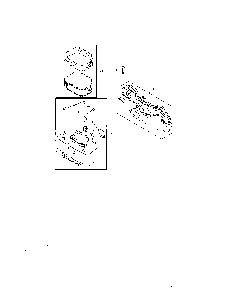 Fuel system air intake/filtration Diagram and Parts List for 752KSV7353024  Kohler Engine
