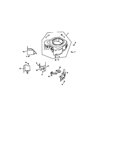 Blower Housing And Baffles Diagram and Parts List for CV22S-67555  Kohler Engine