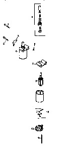 Starting system Diagram and Parts List for CV18S-61554  Kohler Engine
