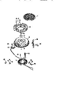 Ignition/electrical Diagram and Parts List for CV20S-65538  Kohler Engine