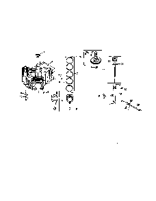 Crankcase Diagram and Parts List for CV20S-65563  Kohler Engine