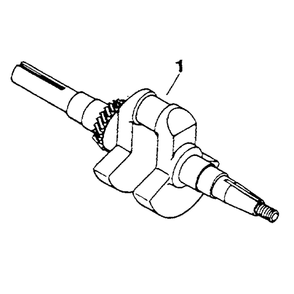 Group 8 Crankshaft Diagram and Parts List for MV8-301500TO301532  Kohler Engine