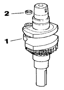 Crankshaft Diagram and Parts List for CV14S-PS1452  Kohler Engine