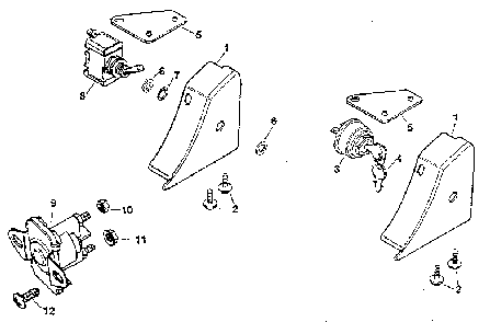 Group 19 instrument panel Diagram and Parts List for MV8-301500  Kohler Engine