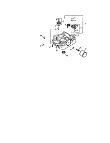 Oil Pan/Lubrication Diagram and Parts List for CV22S-67555  Kohler Engine
