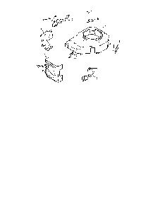 Blower housing and baffles Diagram and Parts List for CV15S-41567  Kohler Engine