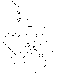 Fuel pump - group 14 Diagram and Parts List for M8ST-301549  Kohler Engine