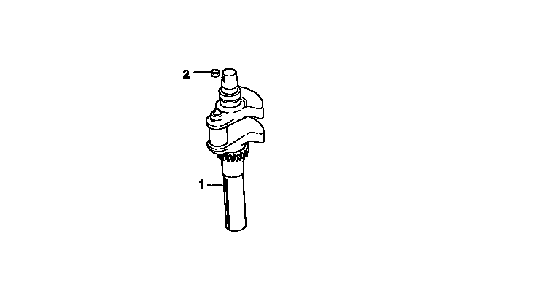 Crankshaft Diagram and Parts List for CV18S-61544  Kohler Engine