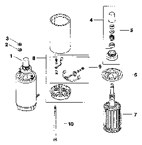 Electric start - group 11 Diagram and Parts List for MV20S-57514  Kohler Engine