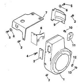 Part Location Diagram of 4109625 Toro Cover-Starter