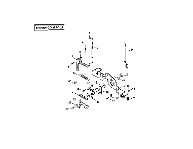 Part Location Diagram of 24-090-14-S Kohler LEVER - USE 24 090 14