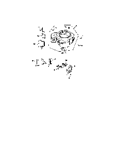 Part Location Diagram of 24-100-02-S Kohler NUT, PLASTIC