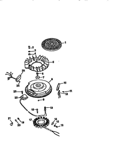 Part Location Diagram of 24 522 16 Kohler DISCONTINUED