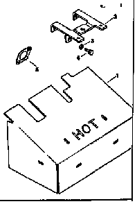 Exhaust Diagram and Parts List for MV205-57527  Kohler Engine