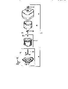 Air intake Diagram and Parts List for CV15S-41526  Kohler Engine