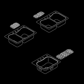 Sink Accessories Diagram and Parts List for K-3122-ST  Kohler Miscellaneous