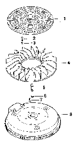 Flywheel - group 13 Diagram and Parts List for MV20S-57514  Kohler Engine