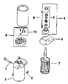 Part Location Diagram of 12-098-22-S Kohler STARTER - USE 12 098 13